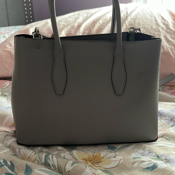 Kate Spade Eva Small Zip Top Satchel - Grey - Picture 3 of 11